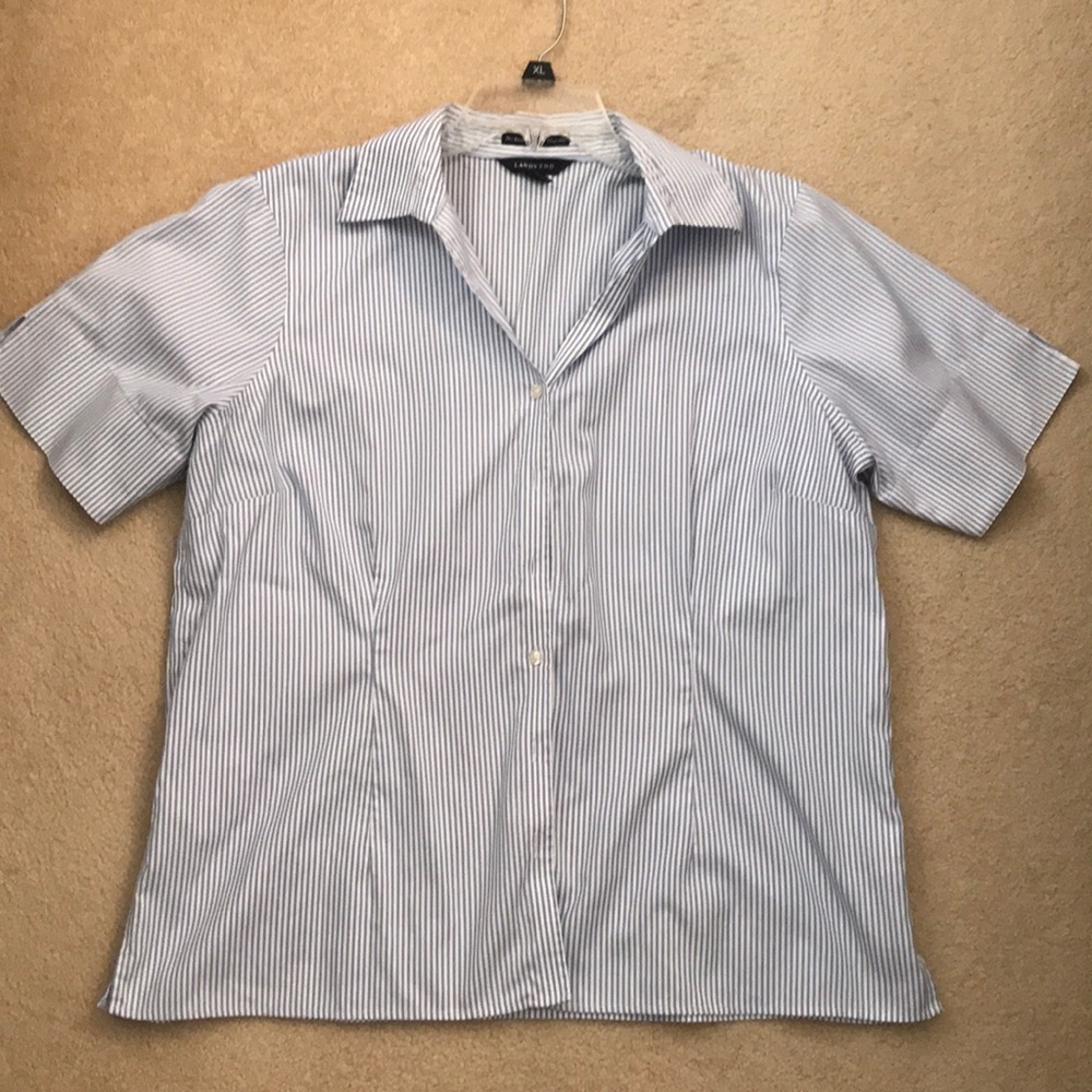 Lands’ End Short Sleeve Button Down